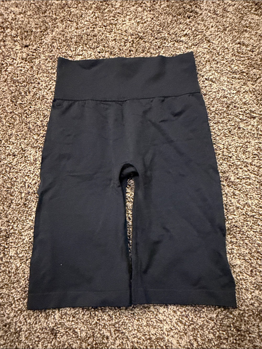 Forever 21 Black High-Waist Bike Shorts